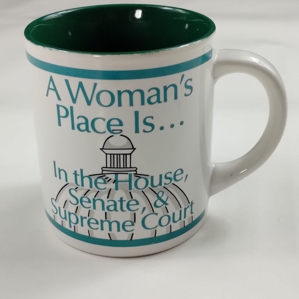Amscan A Womens Place is In the House Senate & Supreme Court Mug 12oz
